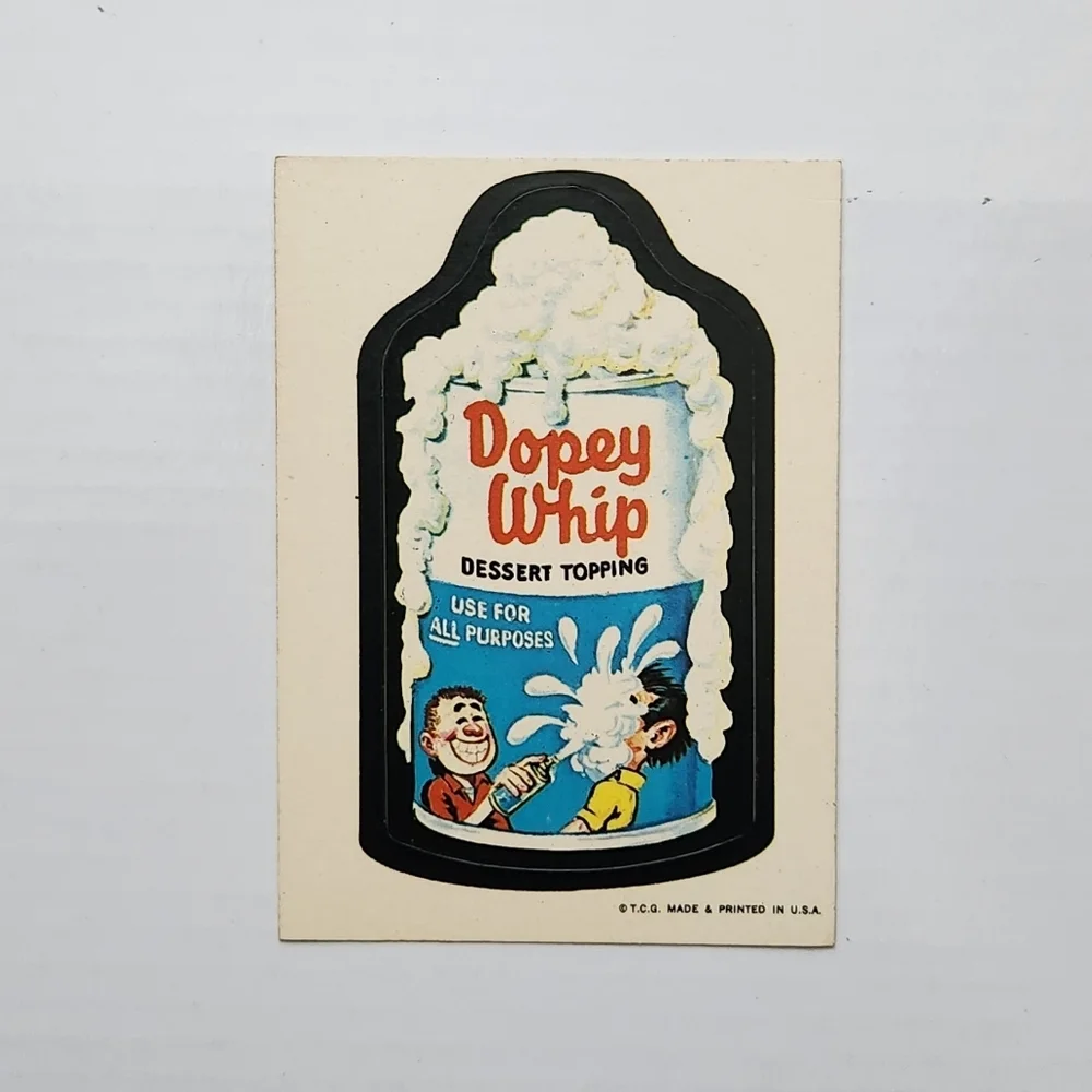 🍦 Vintage 1973 Wacky Packages Sticker - 